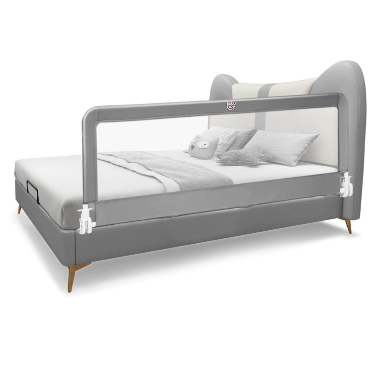 Folding Breathable Baby Bed Rail Guard with Safety Strap
