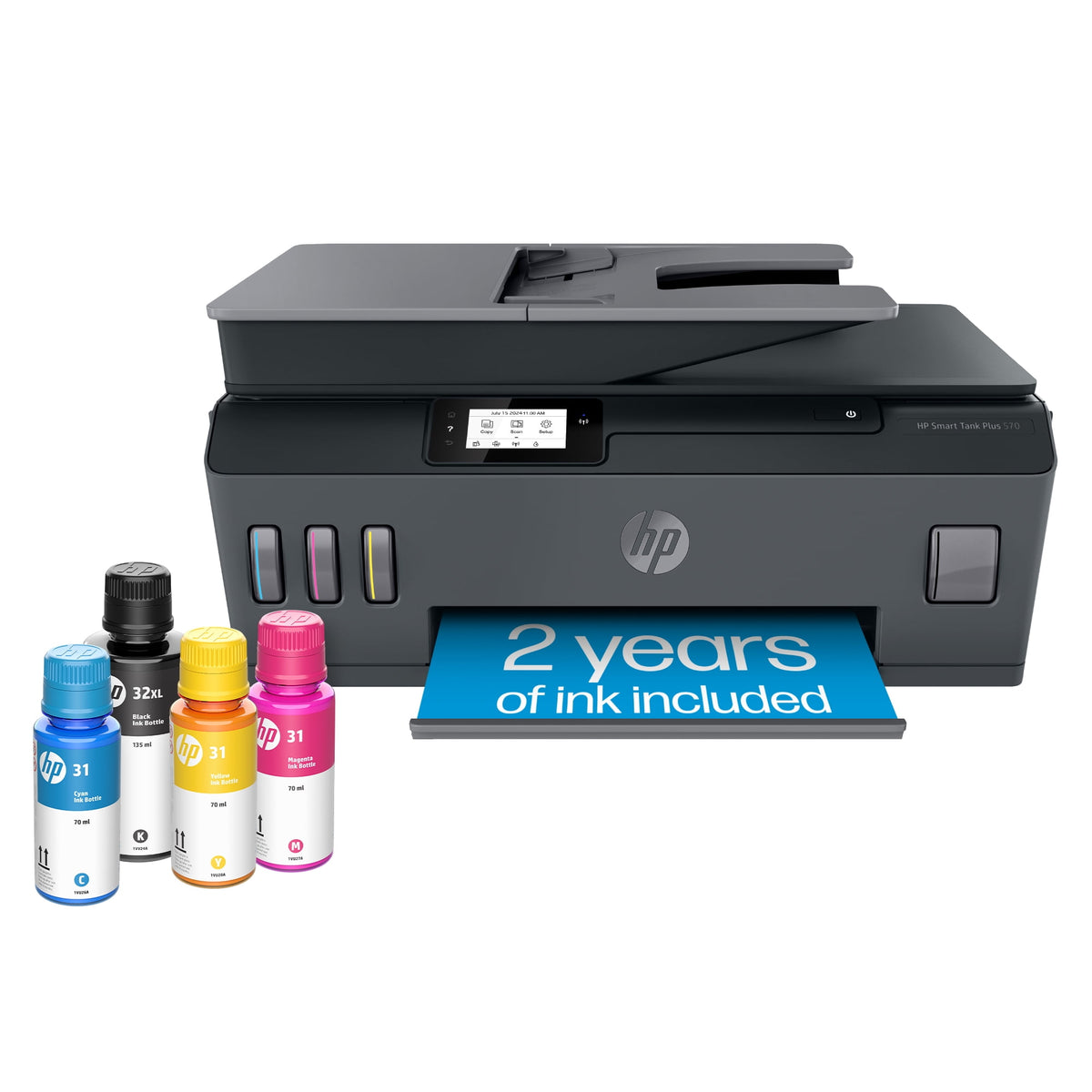 Smart Tank Plus Wireless All-in-One Ink Tank Printer with 2 years of i ...