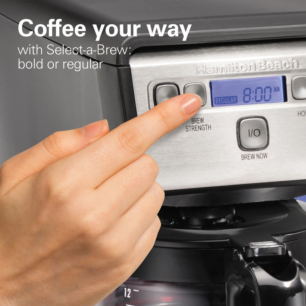 12 Cup Compact Programmable Coffee Maker
