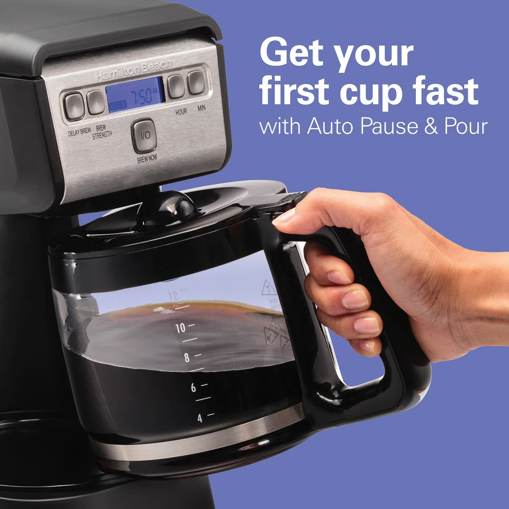 12 Cup Compact Programmable Coffee Maker