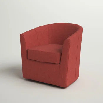 Hansell Upholstered Swivel Barrel Chair SHOWROOM ITEM