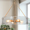 Hanshelmut 4 - Light Dimmable Drum Chandelier
