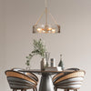 Hanshelmut 4 - Light Dimmable Drum Chandelier