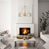 Hanshelmut 4 - Light Dimmable Drum Chandelier
