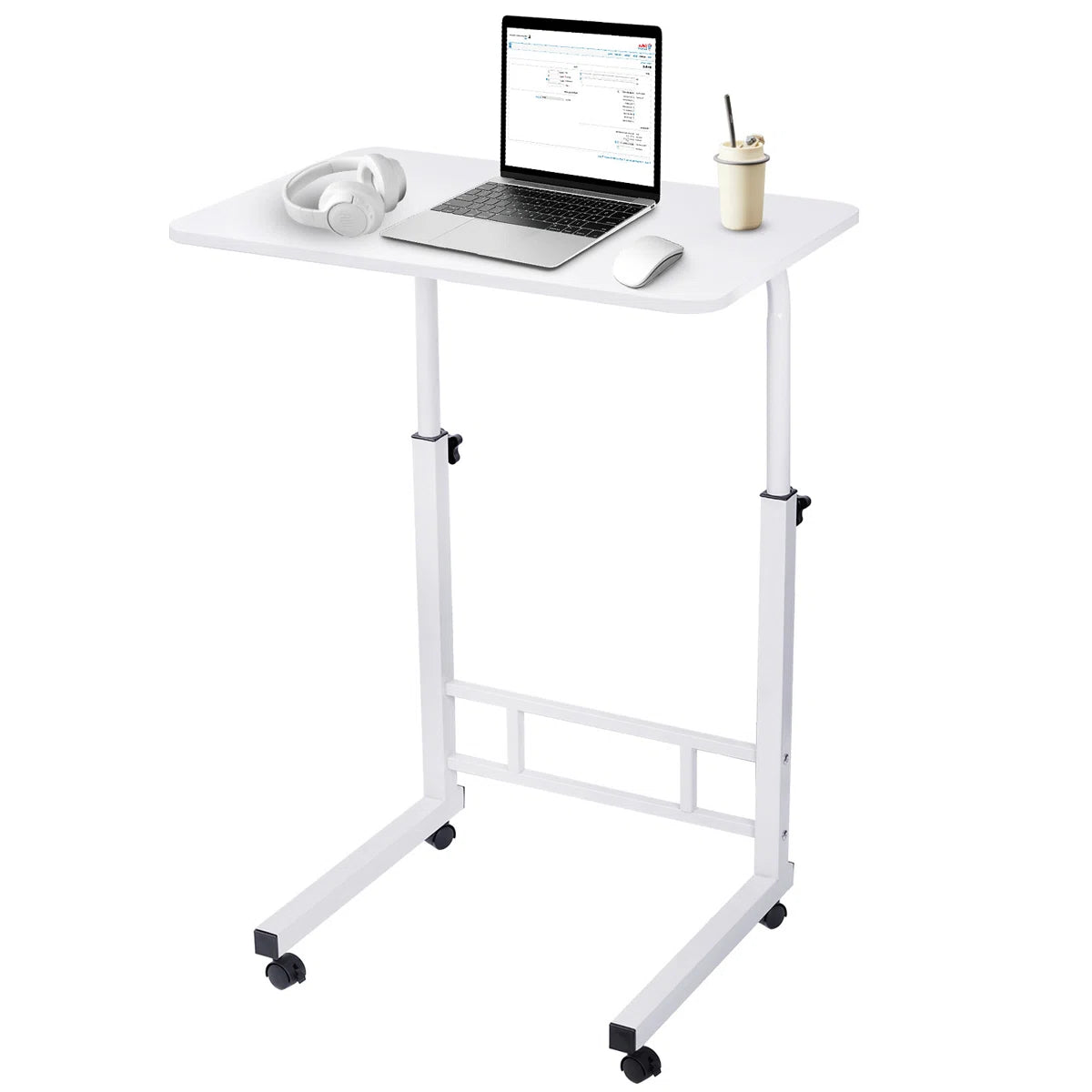 Height Adjustable C Shape Laptop Table, – Salvage & Co Indy