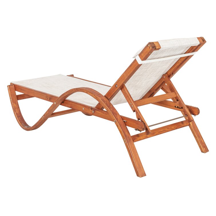 Herndon Outdoor Metal Chaise Lounge