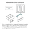 Highland Ridge Center to Center Appliance Pull (Set of 4)