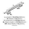 Highland Ridge Center to Center Appliance Pull (Set of 4)