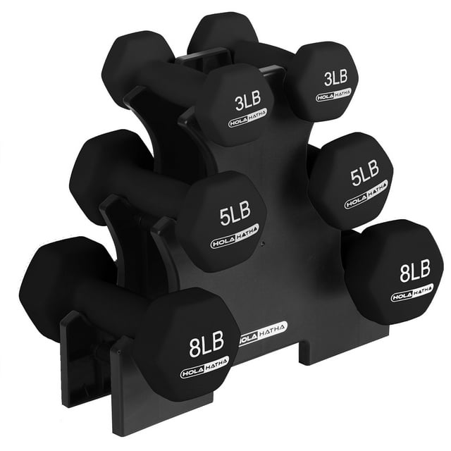 8 lb Dumbbell Hand Weight for Home Exercise