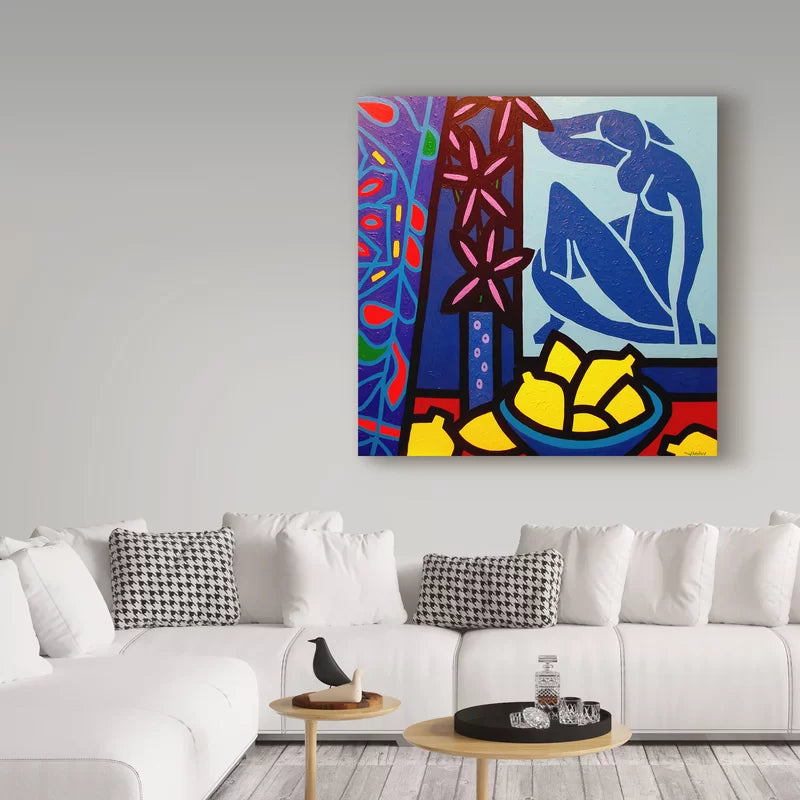 'Homage to Matisse 1' Graphic Art Print on Wrapped Canvas