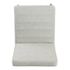 Channeled Metal Dining Chair -Single Pack - Gray Woven Sustainable