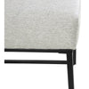 Channeled Metal Dining Chair -Single Pack - Gray Woven Sustainable