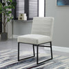 Channeled Metal Dining Chair -Single Pack - Gray Woven Sustainable