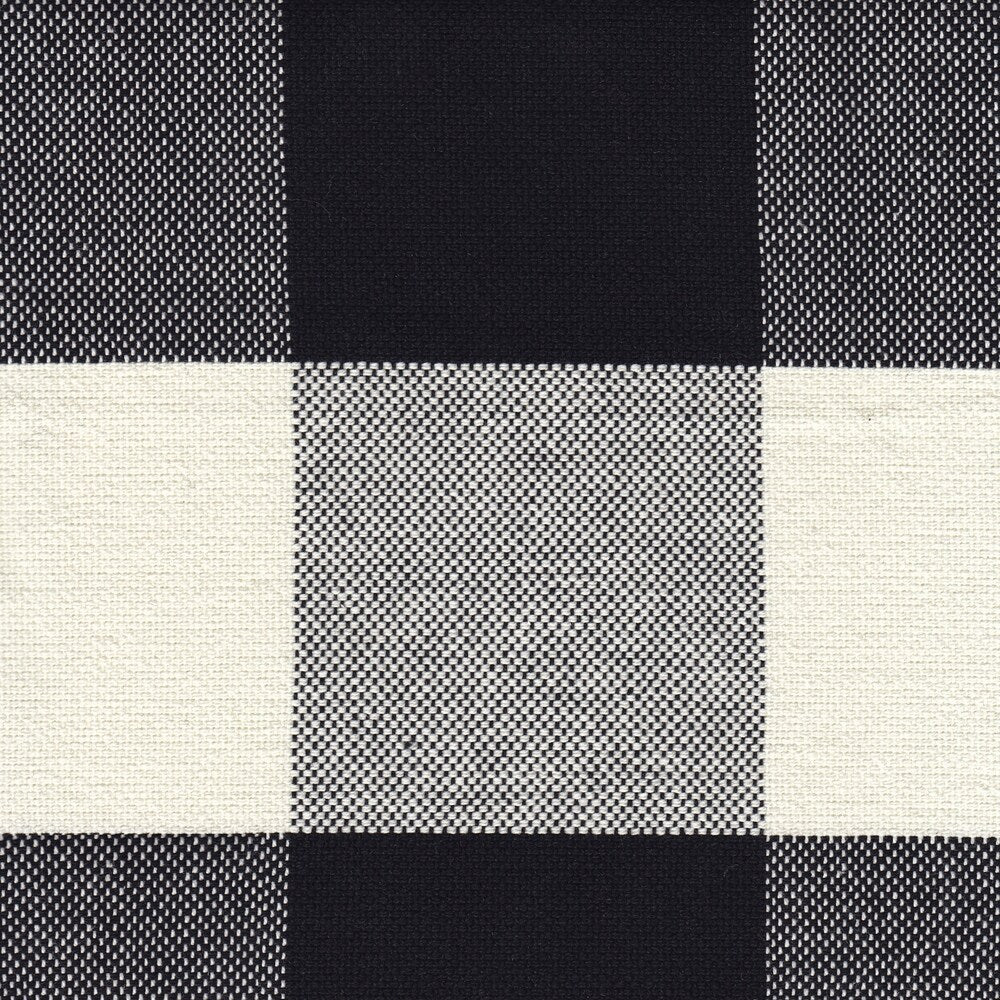 Black Plaid Parsons Dining Chair (Set of 2)