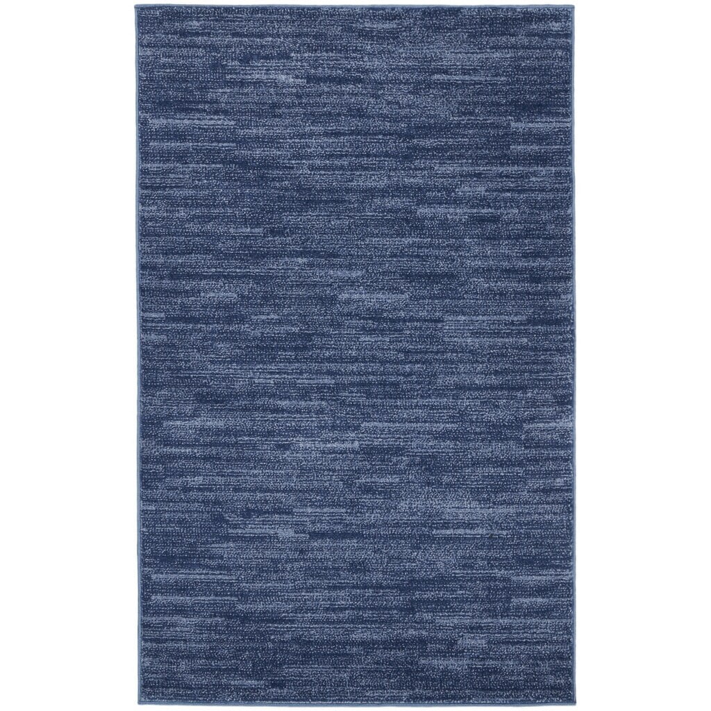 Navy Blue Non Skid Indoor Outdoor Area Rug