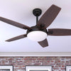 Carmel Bronze Ceiling Fan with Integrated Light and Remote