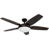 Carmel Bronze Ceiling Fan with Integrated Light and Remote