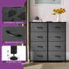 Black Gray Hou 8 - Drawer Dresser