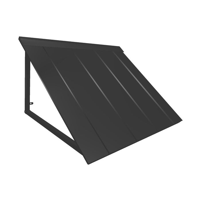Black Houstonian Slope Window Awning