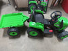 12V Kids Battery Powered Electric Tractor with Trailer, Toddler Ride On Car w/ Remote Control, 7-LED Headlights, 2+1 Gear Shift, MP3 Player USB Port for Kids 3-6 Years