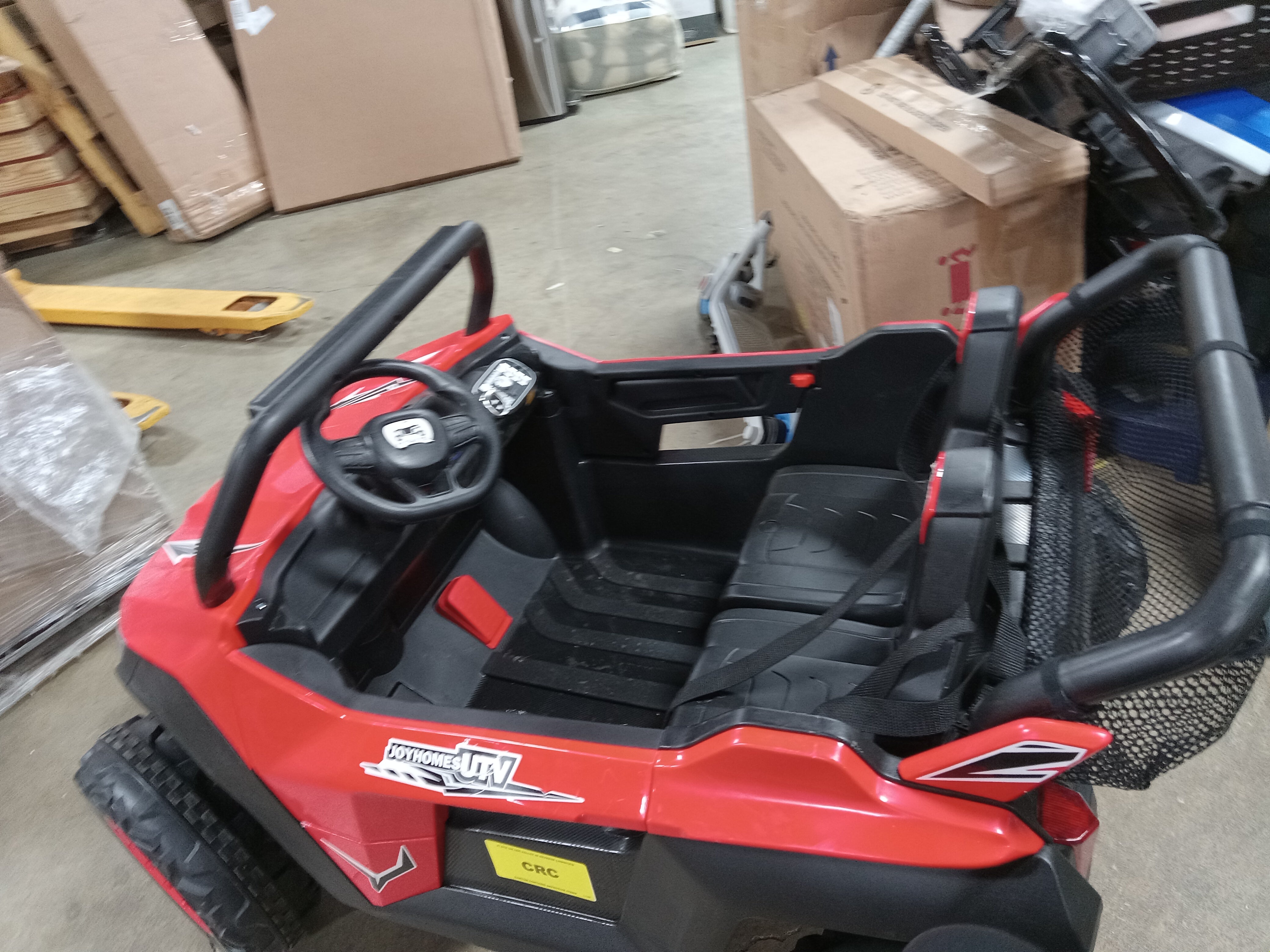12V 2-Seater Kids Ride on UTV with Slow Start Function and Music Player