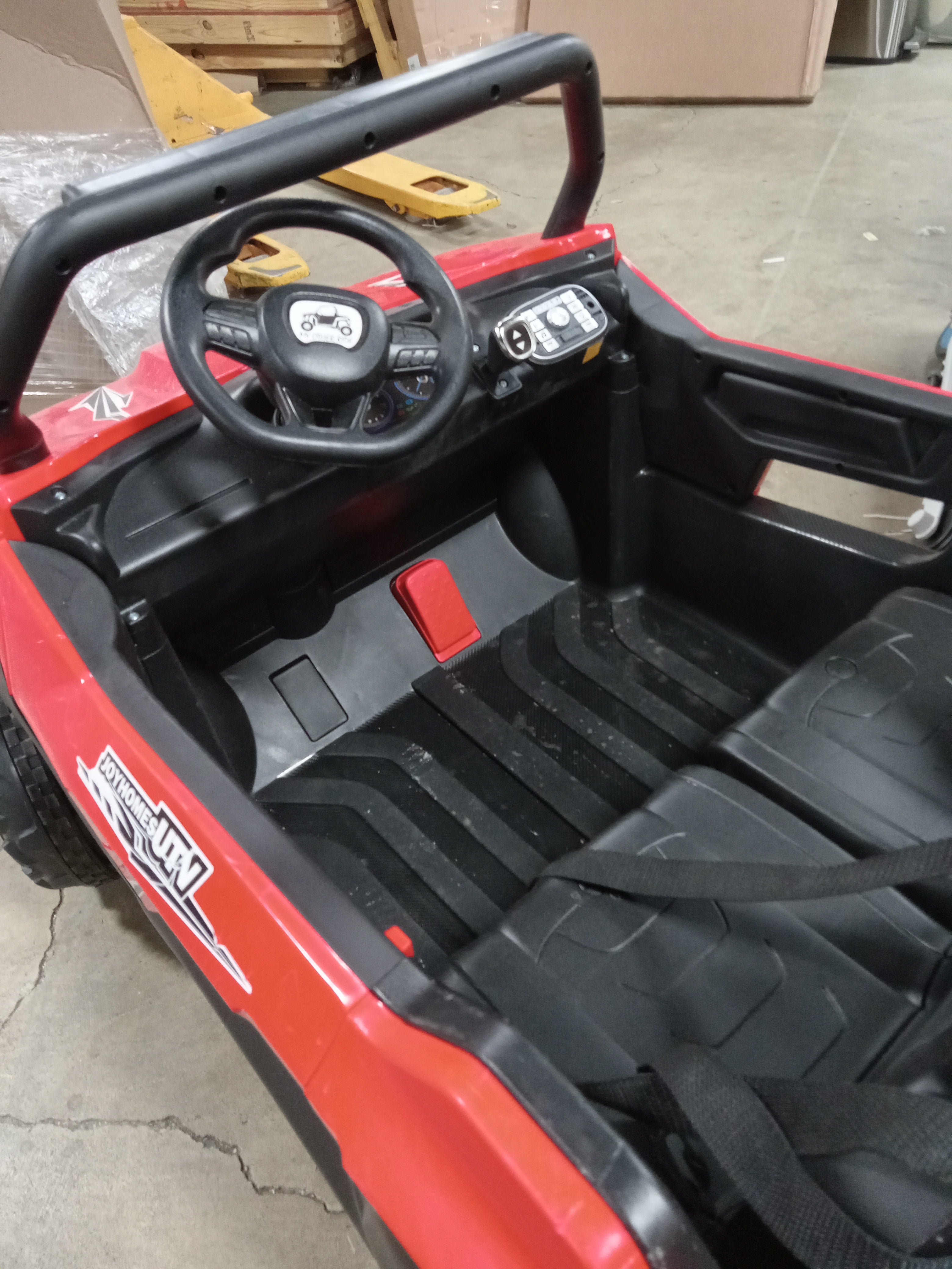 12V 2-Seater Kids Ride on UTV with Slow Start Function and Music Player
