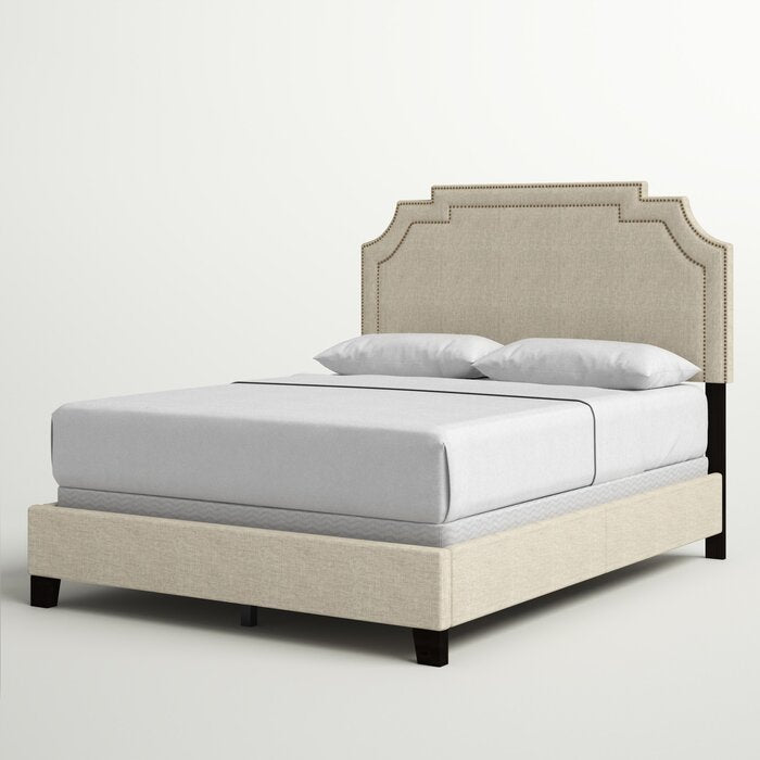 Beige Hutsonville Upholstered Bed, King