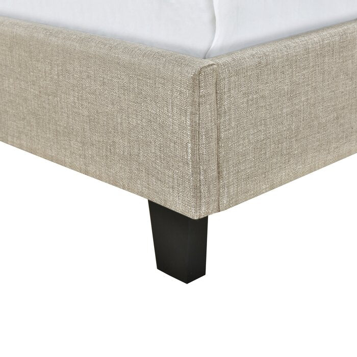Beige Hutsonville Upholstered Bed, King