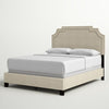 Beige Hutsonville Upholstered Bed, King