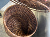 Woven Storage Ottoman Espresso SHOWROOM ITEM