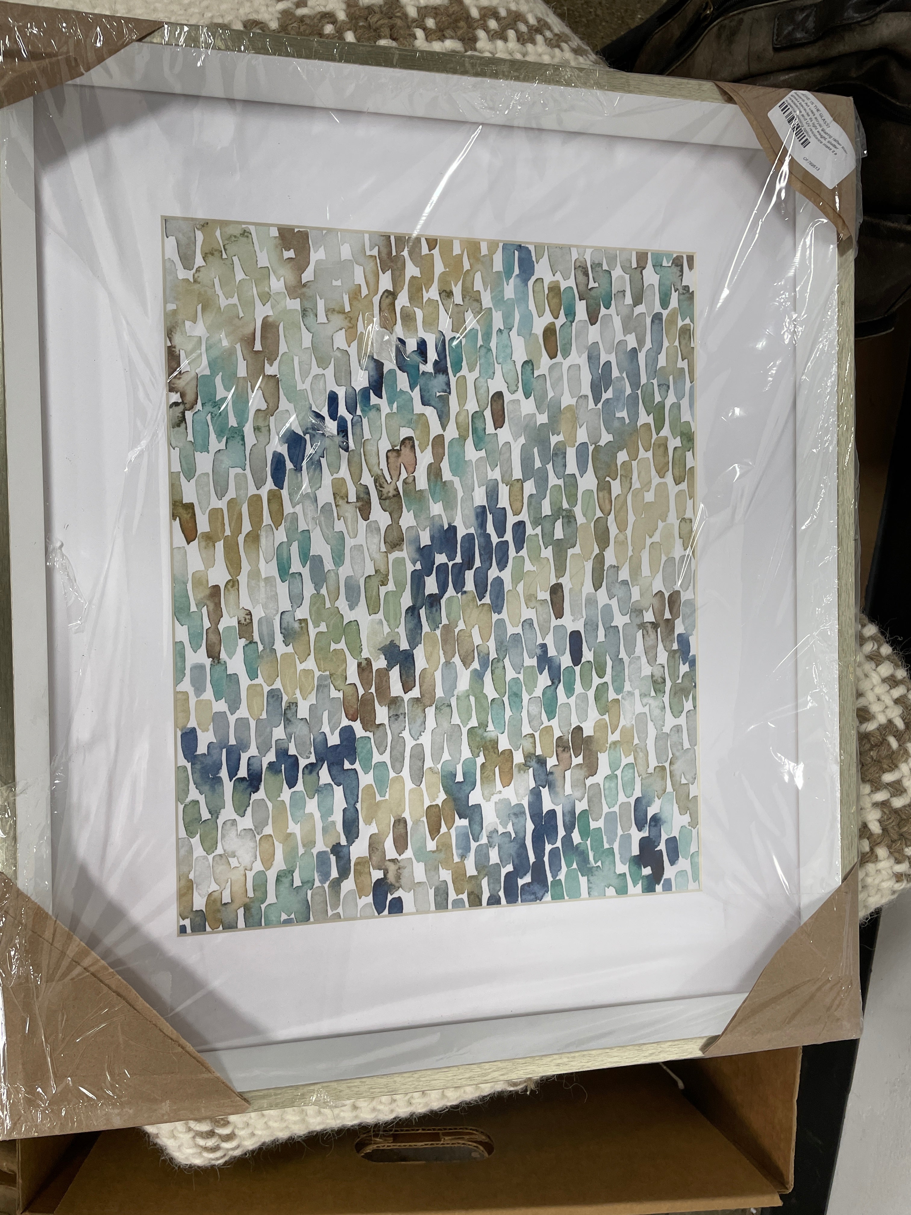 18" x 21" River Wavelets I by Grace Popp Framed Wall Art Print