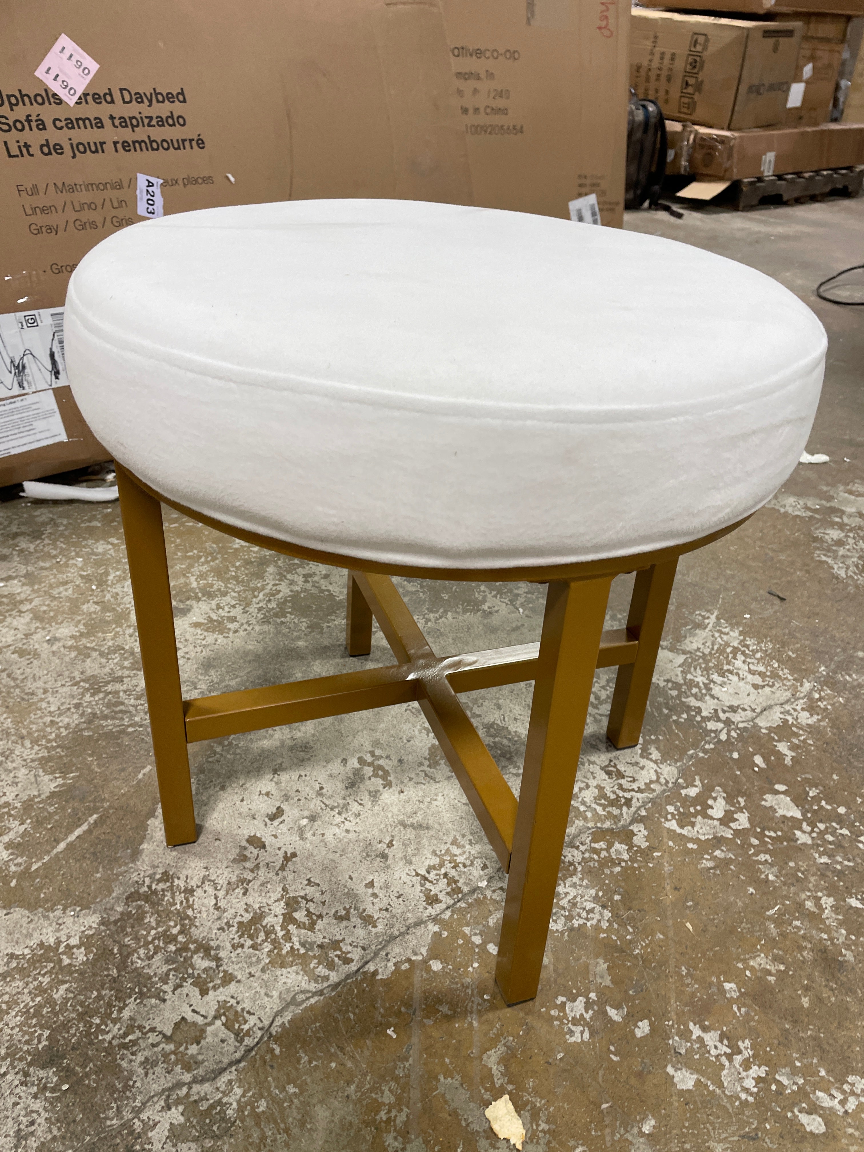 19" Vanity Stool