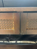 East Bluff Woven Drawer Console Table - Brown SHOWROOM ITEM