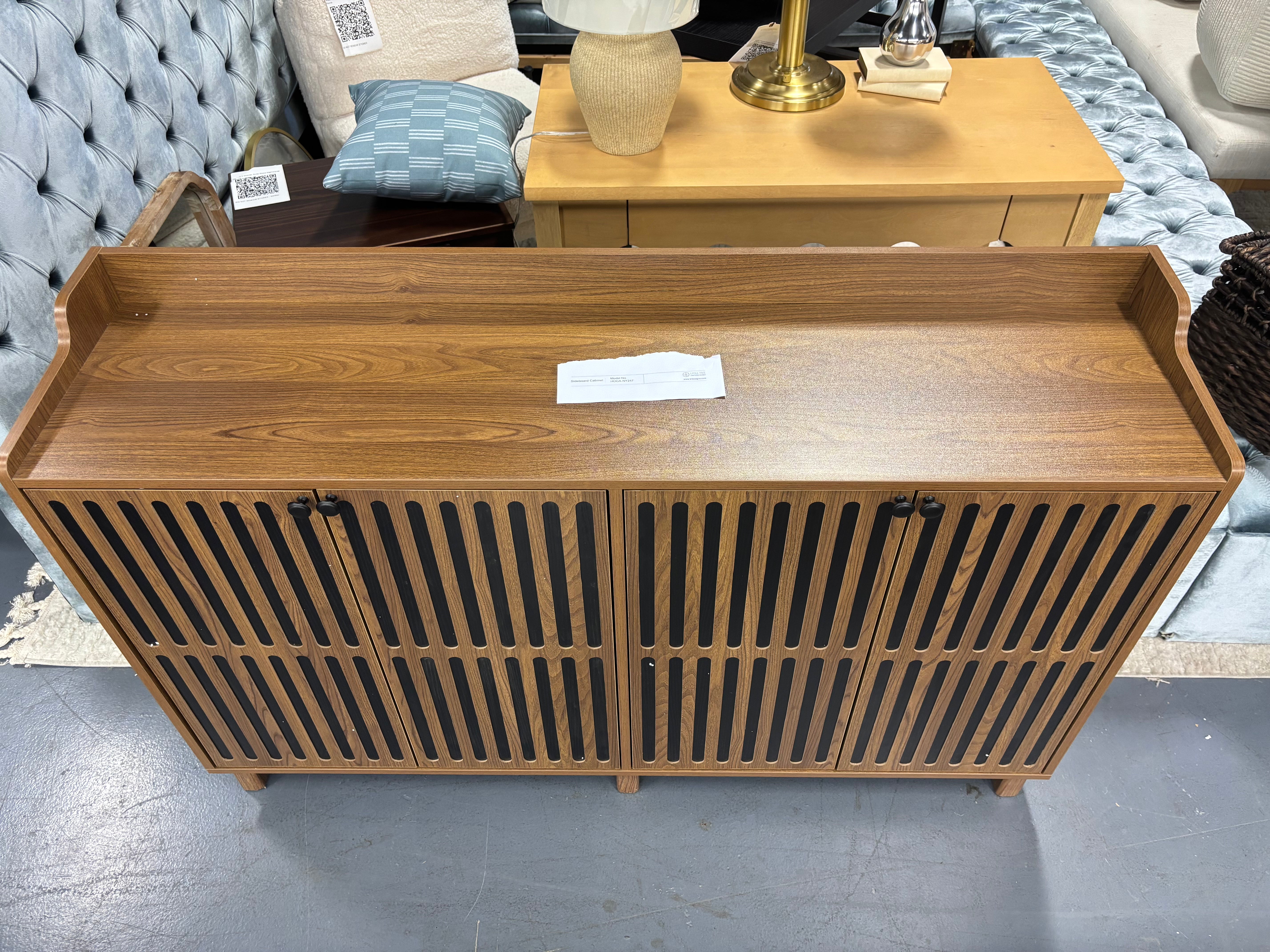 55"  Resenkos Sideboard Buffet - Rustic Brown SHOWROOM ITEM