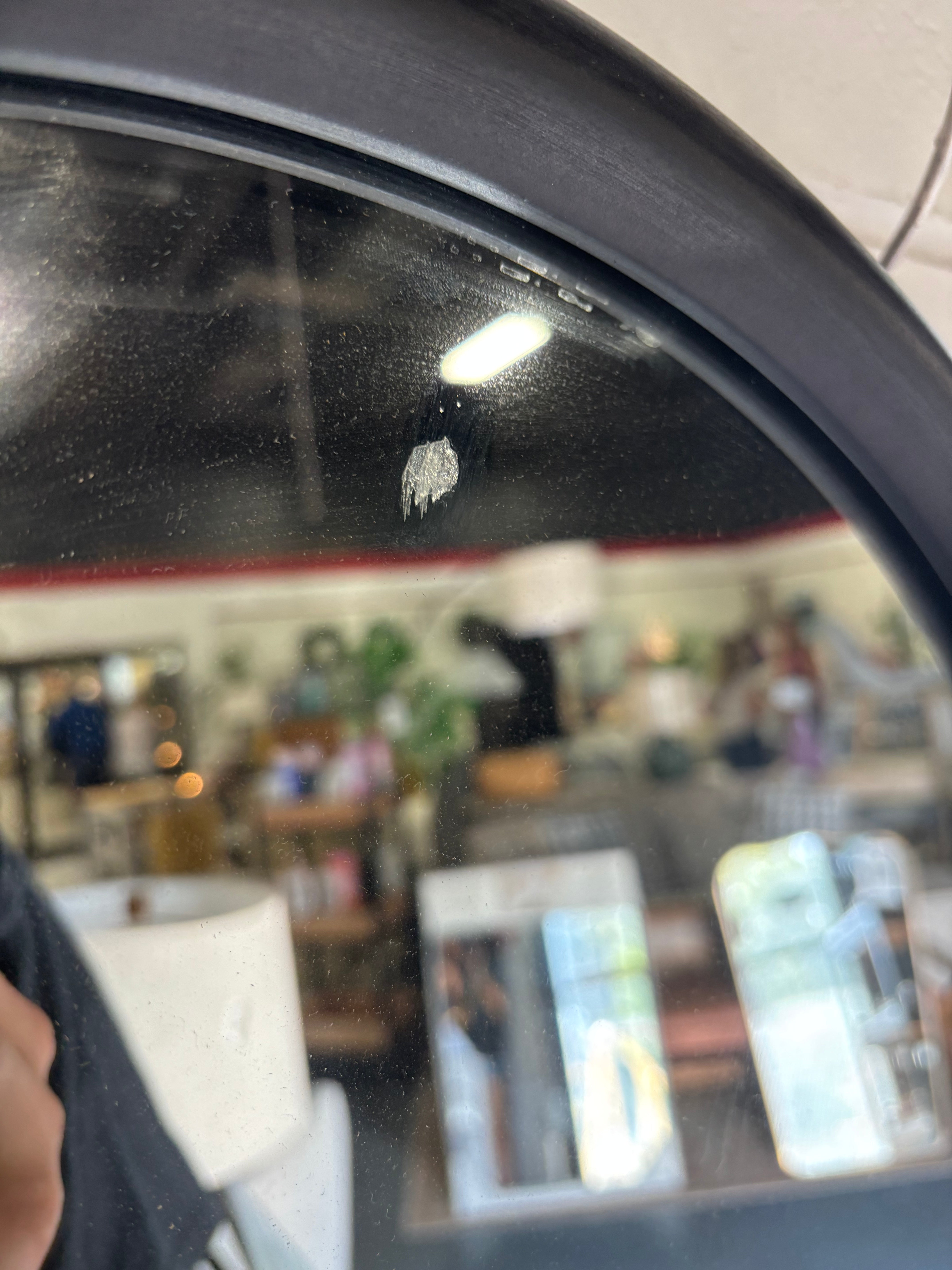 20"x65" Arch Floor Mirror - Black SHOWROOM
