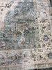 9'x12' Ultra Soft Blue/Beige Machine Washable Oriental Area Rug - Color 6 SHOWROOM ITEM