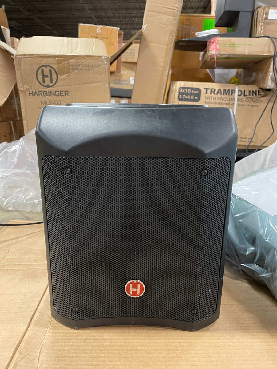 Harbinger Mls900 Active Personal Line Array Pa System Harbinger MLS900 Active Personal Line Array PA System Black – Salvage