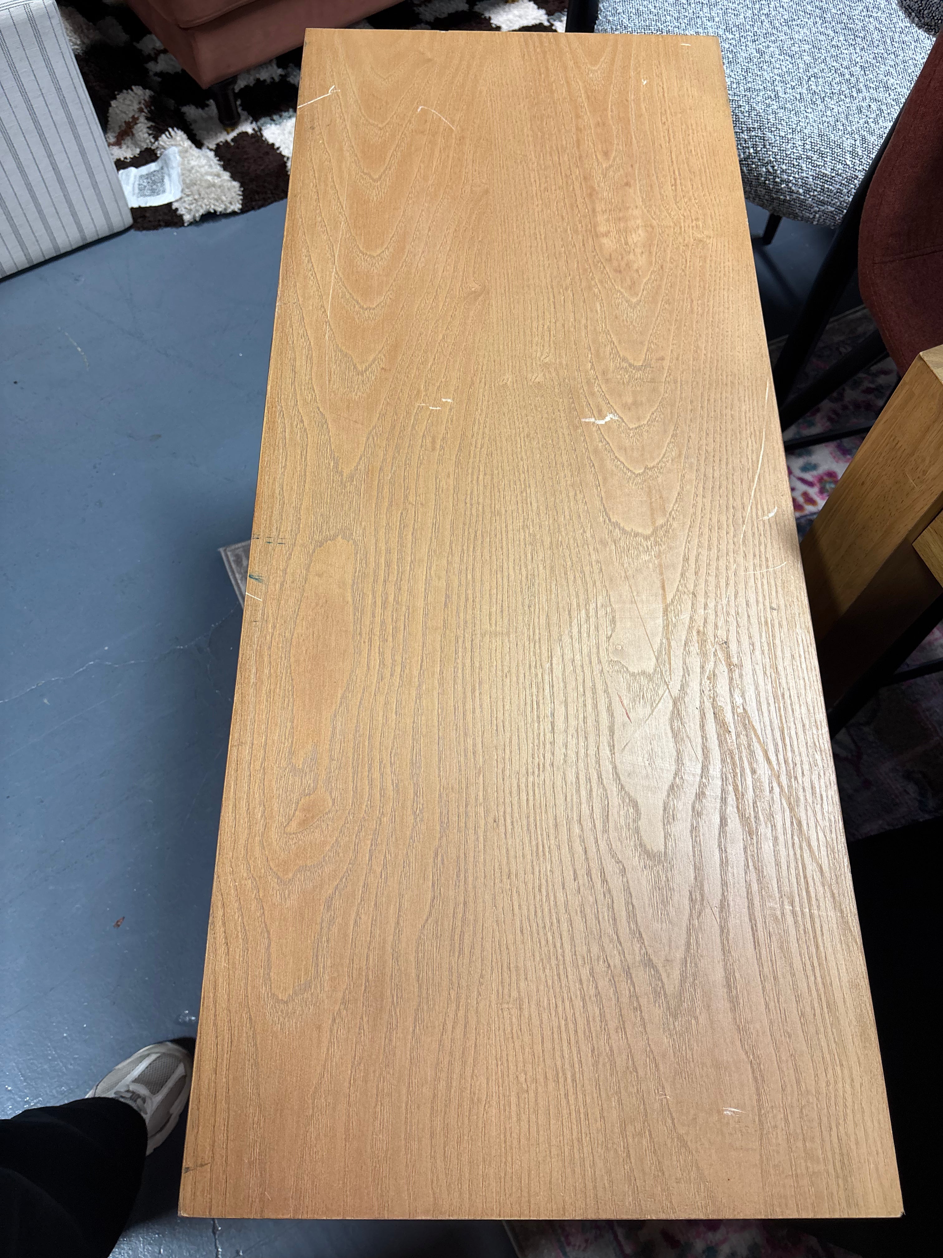 Thousand Oaks Wood Scalloped 2 Door Cabinet - Brown SHOWROOM ITEM