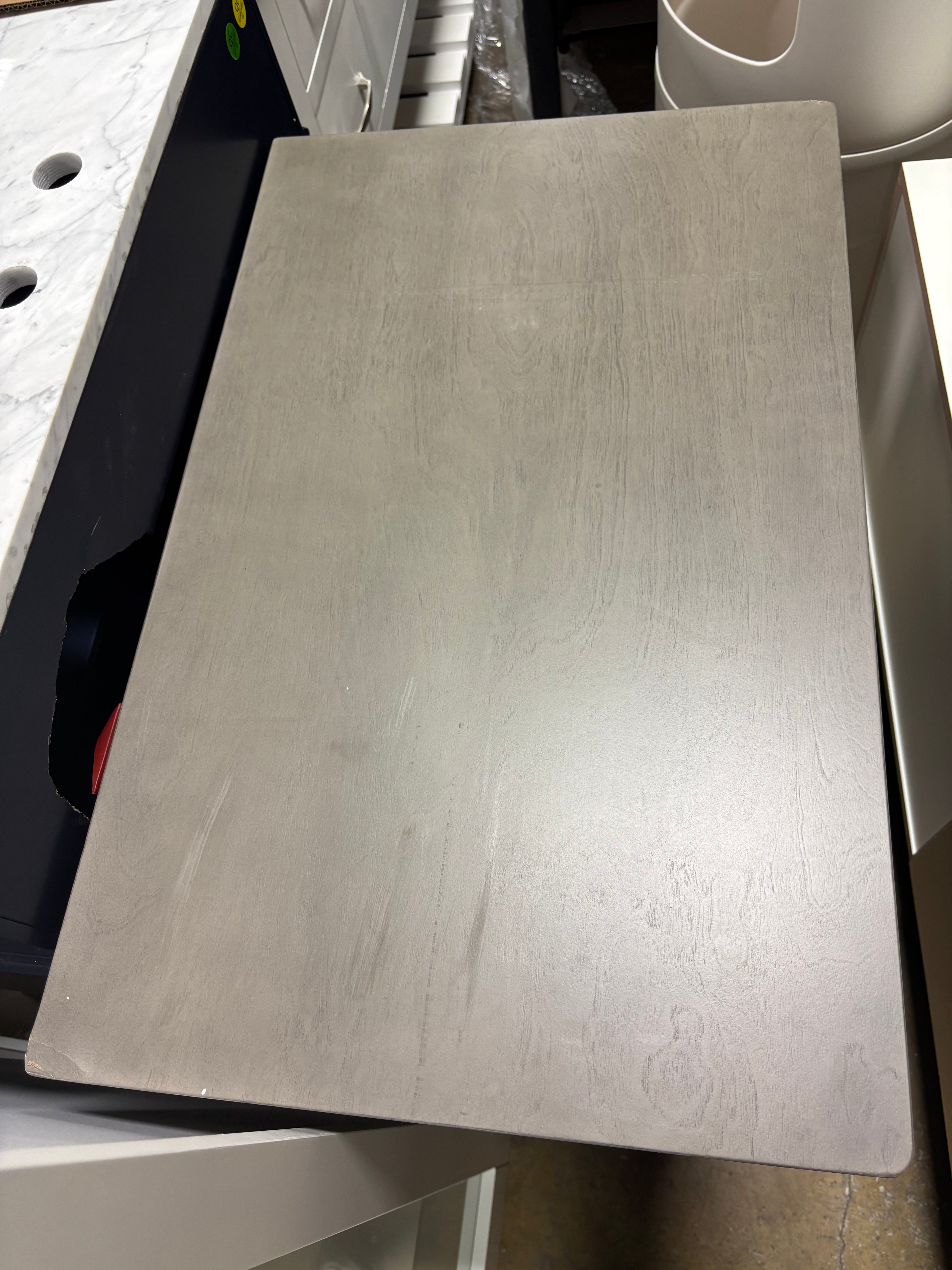 Lettner Two Drawer Nightstand - Light Gray SHOWROOM ITEM