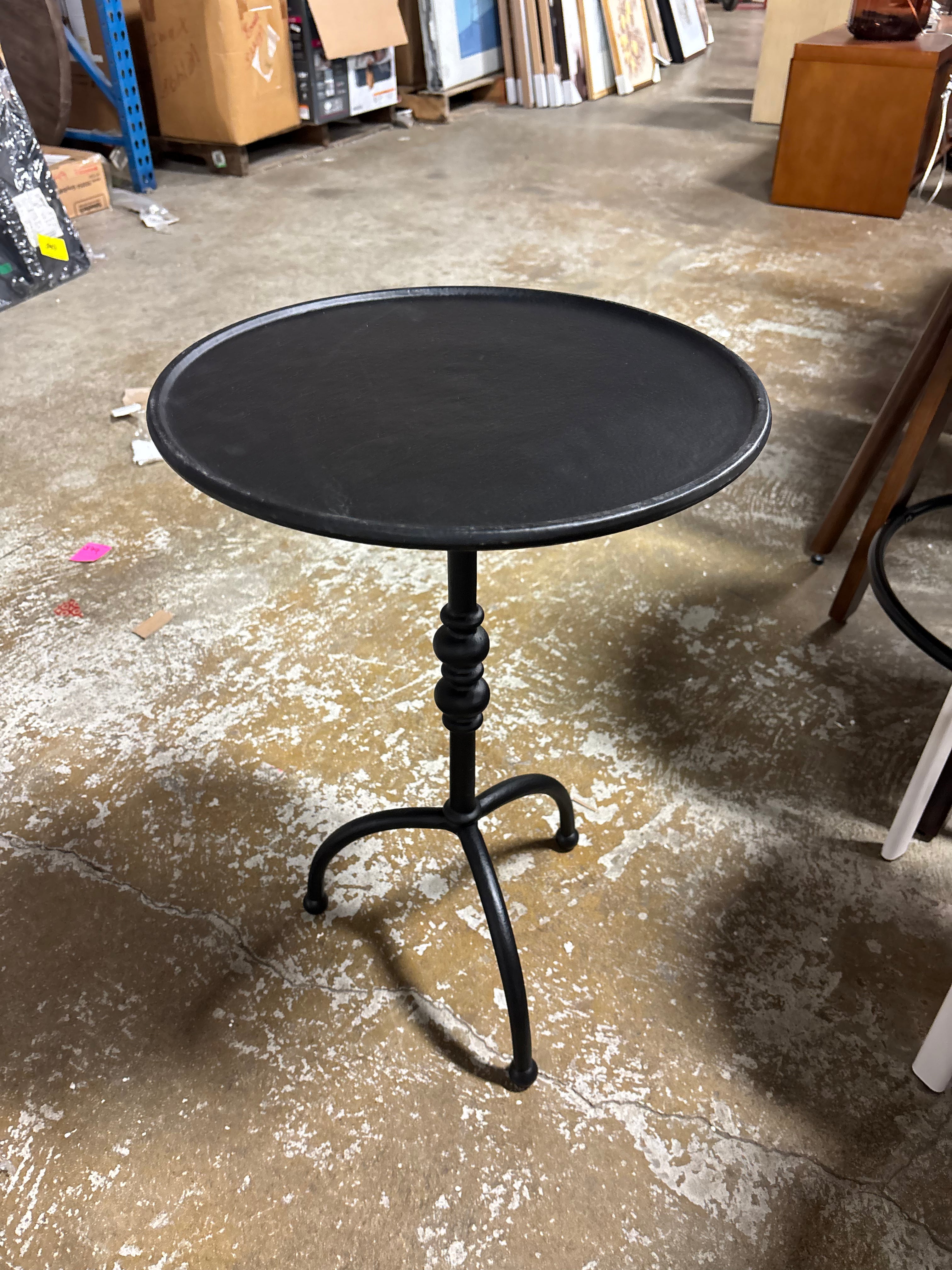 Traditional Cast Iron Side Table SHOWROOM ITEM