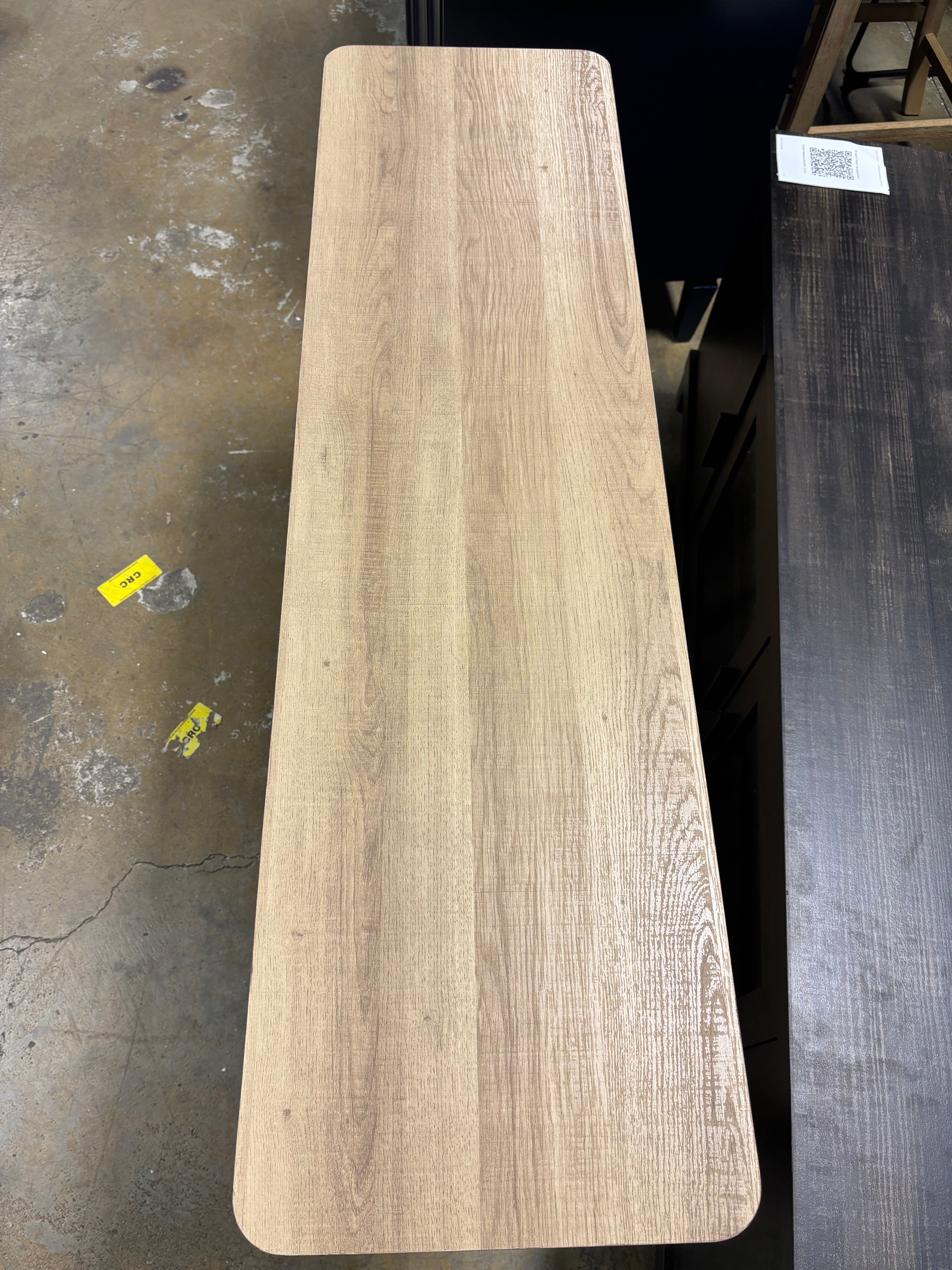 Gretna Narrow Console Table - Natural SHOWROOM ITEM