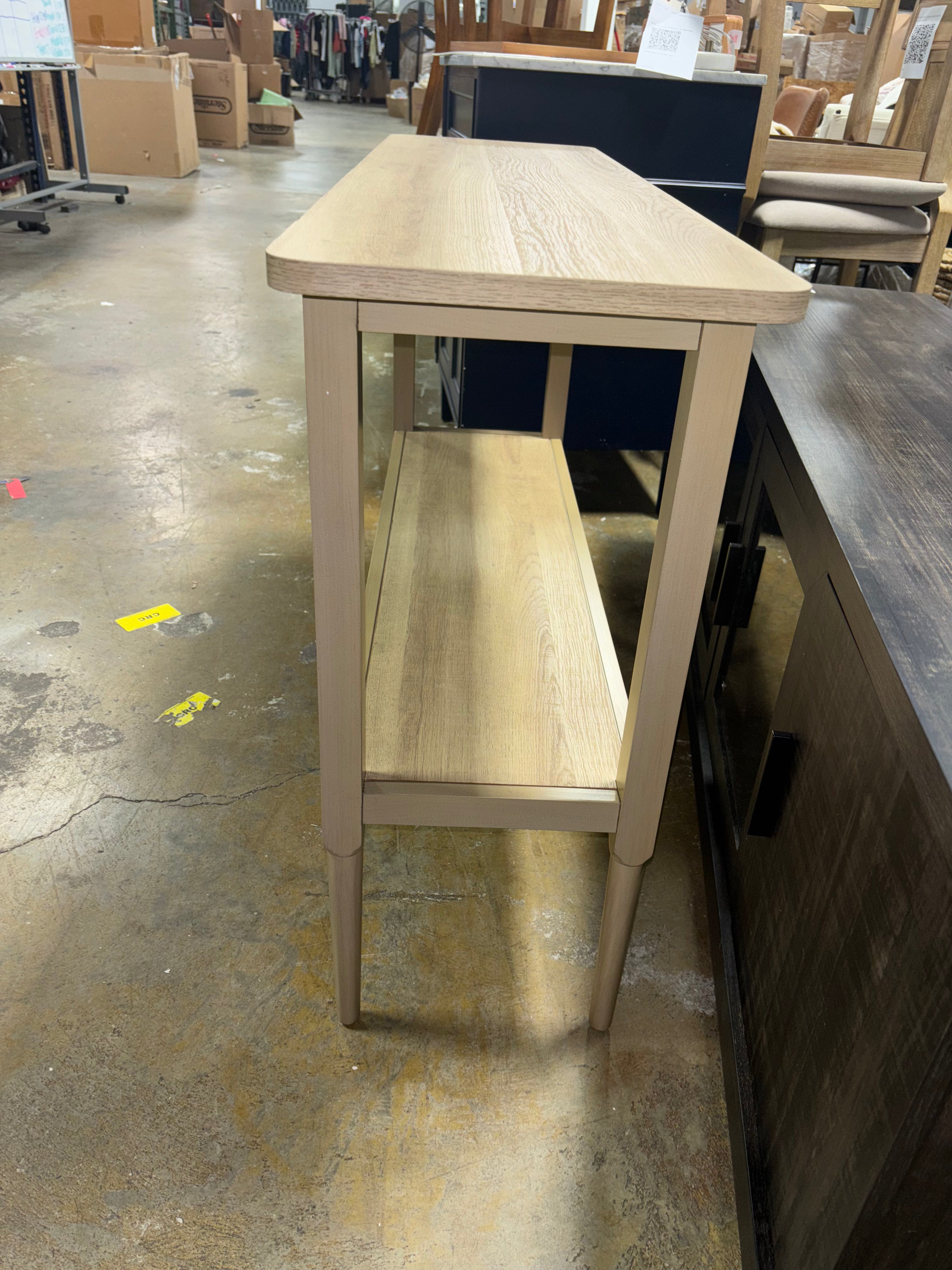 Gretna Narrow Console Table - Natural SHOWROOM ITEM