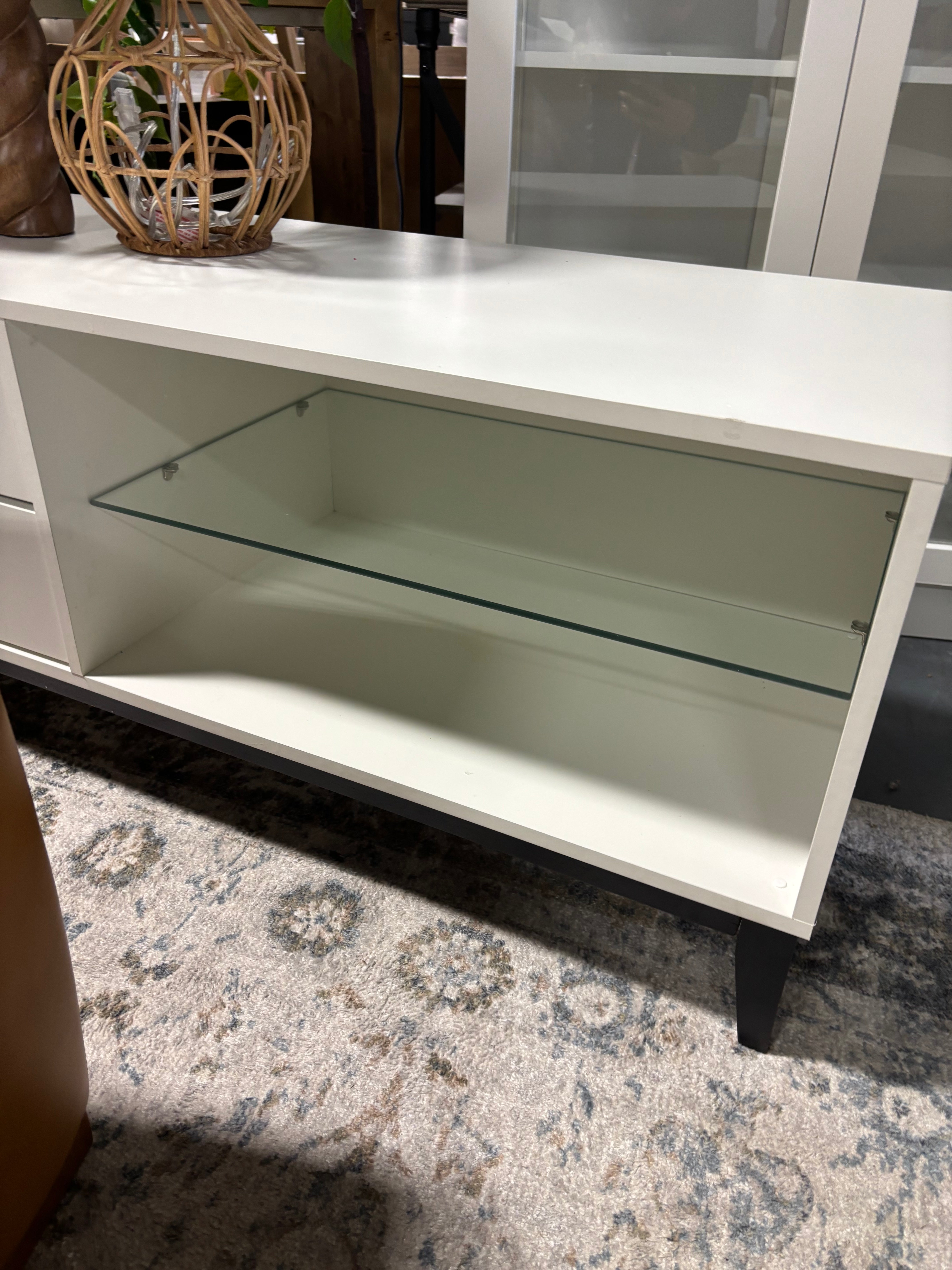 Melrose TV Stand - White SHOWROOM ITEM