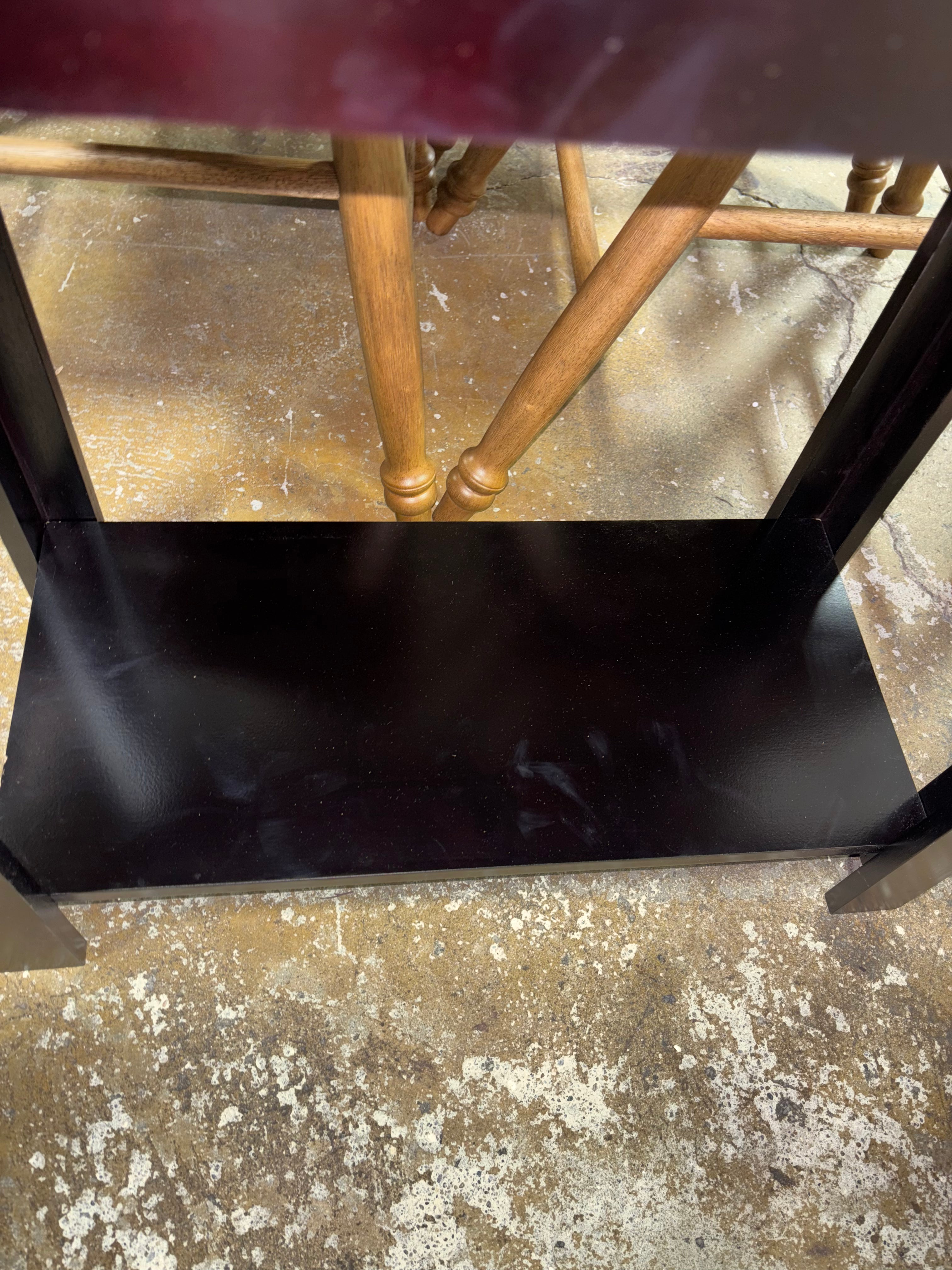 Baja Chairside End Table - Black SHOWROOM ITEM