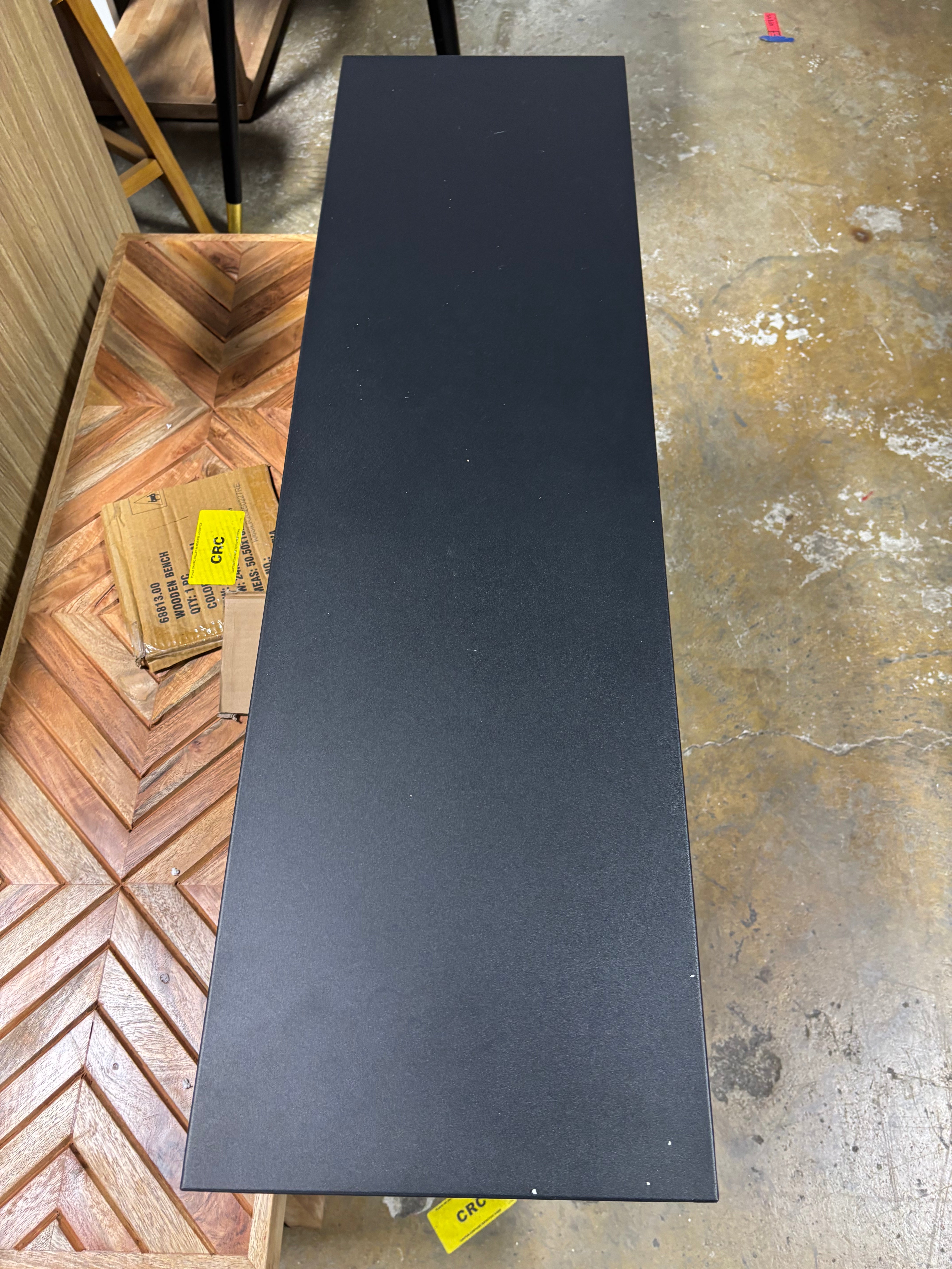 Braxton Console Table Matte - Black SHOWROOM ITEM