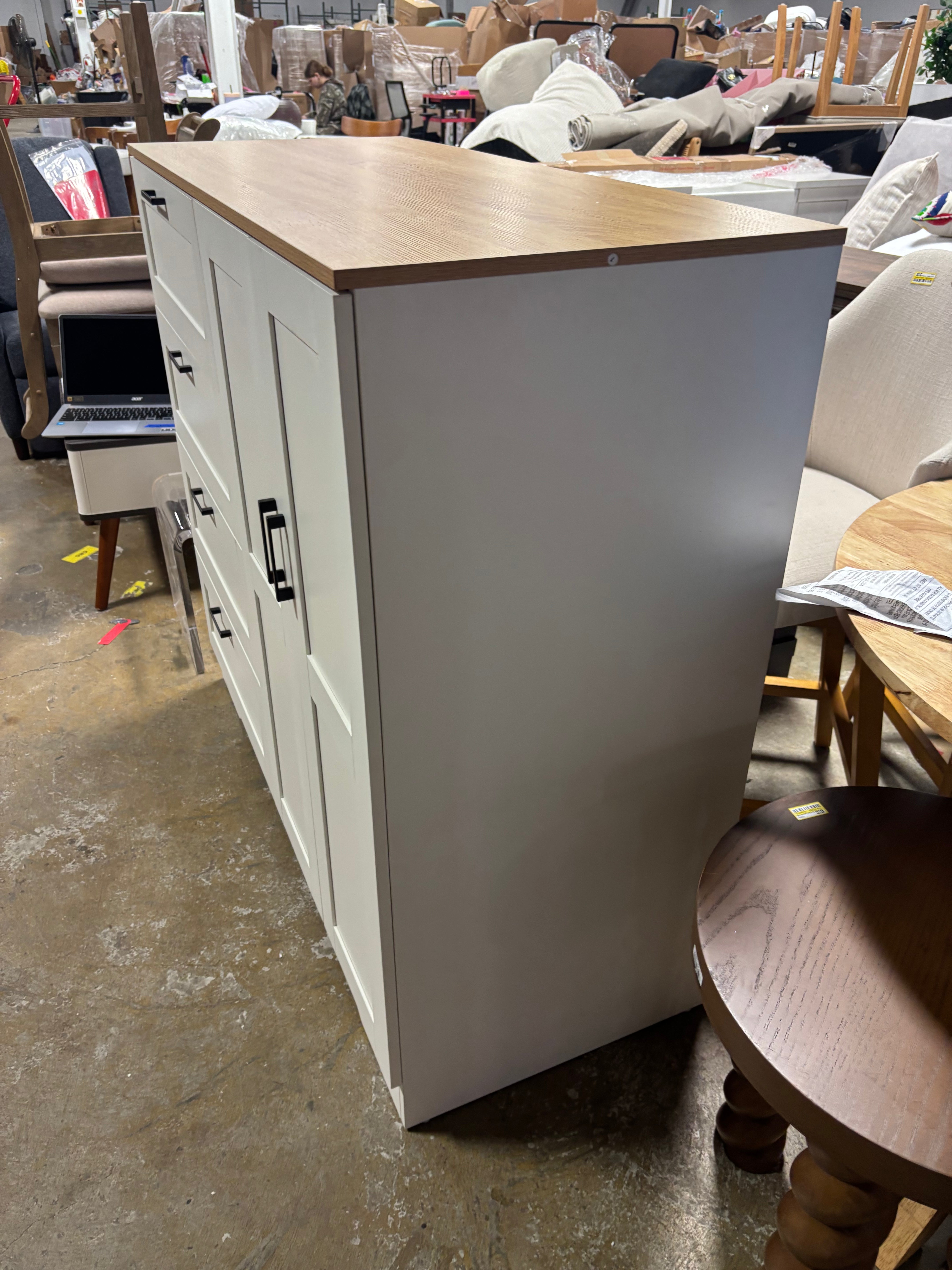 Wooden Dresser for Bedroom - White SHOWROOM ITEM