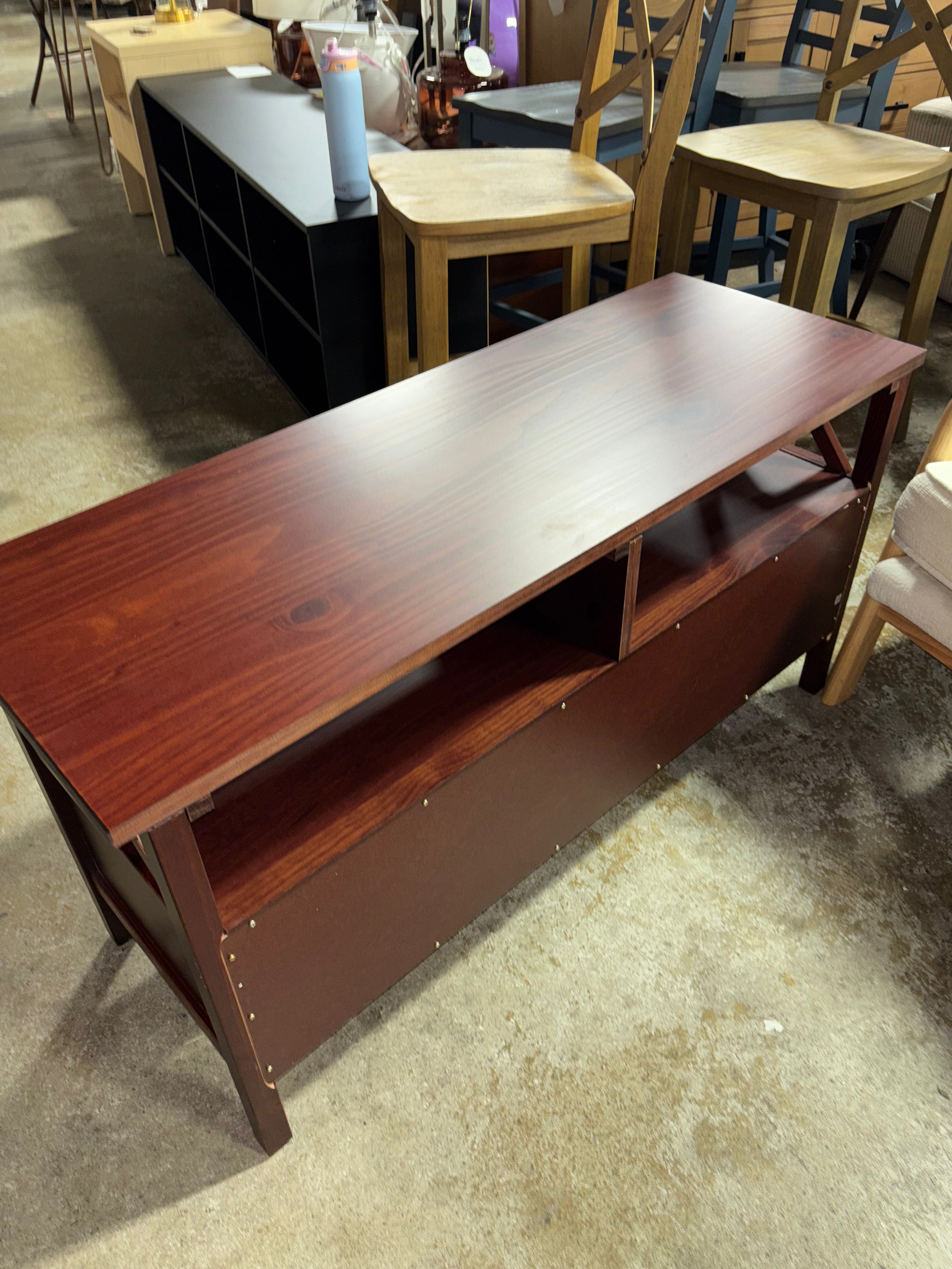 Titian Rustic TV Stand - Brown SHOWROOM ITEM