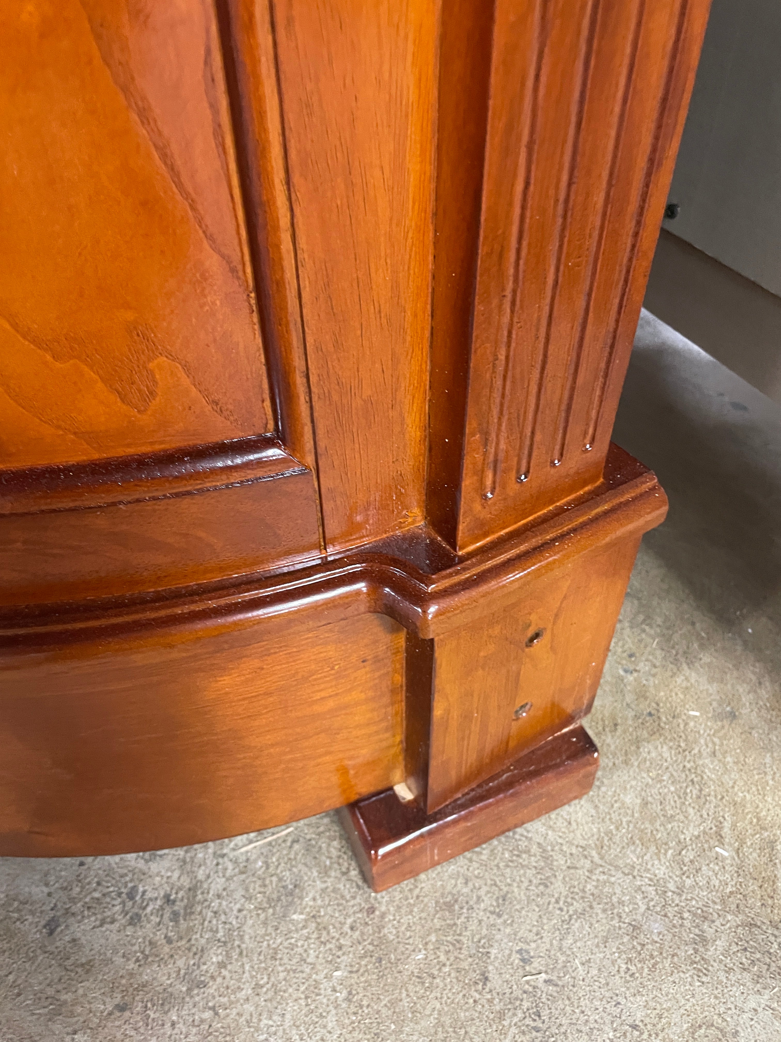 68.9" Brown Rectangular Solid Wood Bar Base SHOWROOM ITEM