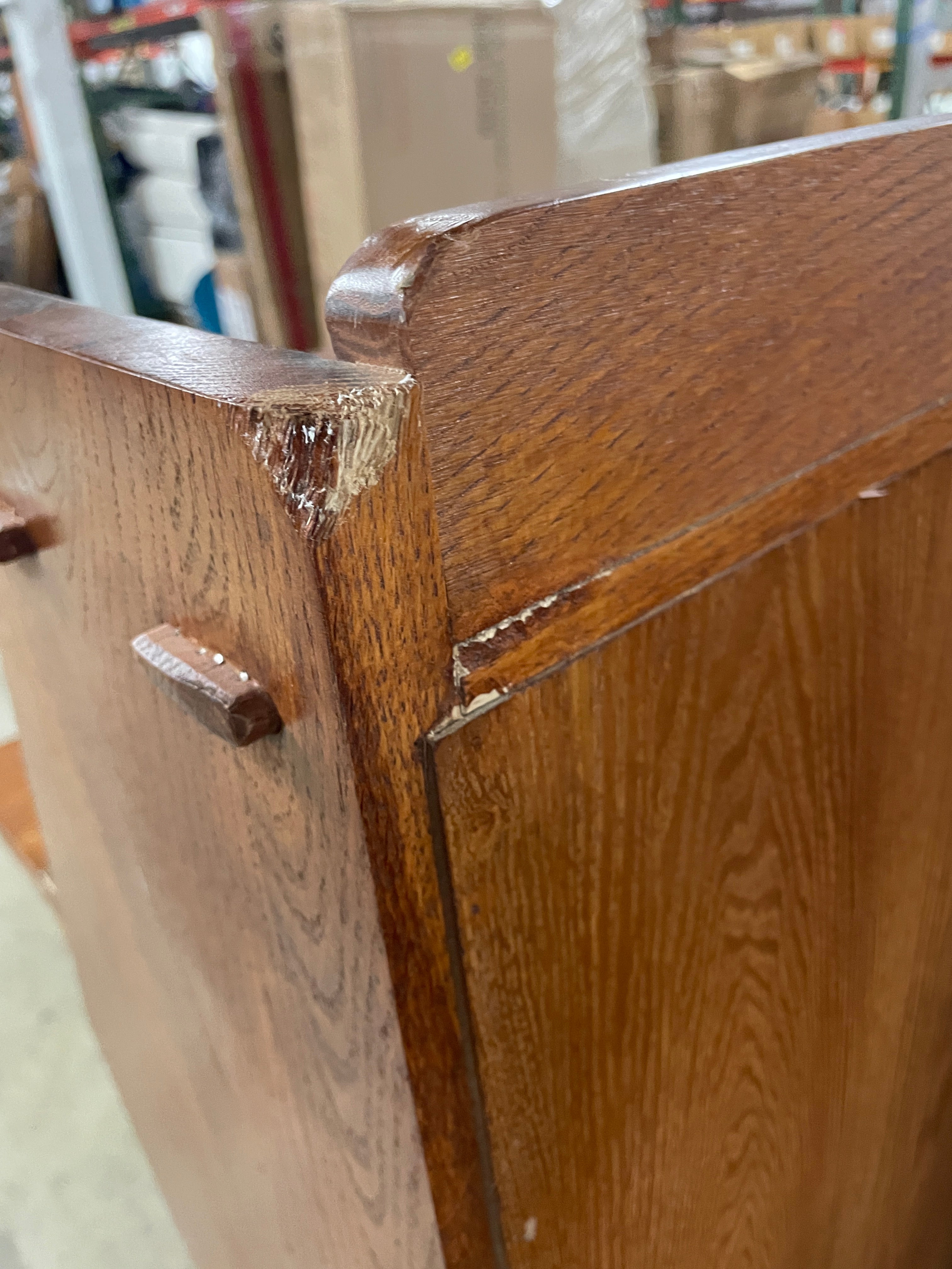 Arts and Crafts Mission Solid Oak Secretary Desk SHOWROOM ITEM