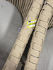 SET OF 5 Outdoor Dining Chairs with Patio Aluminium Frame All-Weather SHOWROOM ITEM